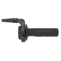 POIGNEE DE GAZ MOTO OFF ROAD DOMINO 1816 4T ALU NOIR AVEC REVETEMENT NOIR (MONOCABLE)