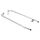 TRINGLES DE REPOSE PIEDS CYCLO ADAPTABLE PEUGEOT 103 SP (2ème VERSION) CHROME (VENDU PAR 2) -SELECTION P2R