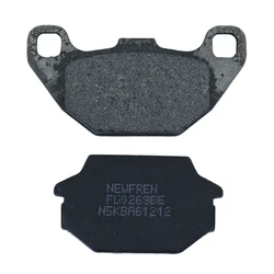 BRAKE PADS NEWFREN FOR KYMCO 50 AGILITY 2014> Front   125 AGILITY R16 2008>2012 Front   PEOPLE 2007> Front  SYM 125 JOYRIDE 2001>2004 Rear 500 GT 2007> Rear  (FD0269BE)  (SCOOTER ELITE ORGANIC)