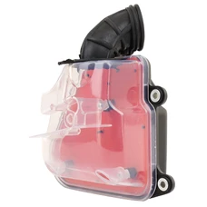 FILTRE A AIR SCOOT ADAPTABLE MBK 50 NITRO, OVETTO/YAMAHA 50 AEROX, NEOS TRANSPARENT (BOITE A AIR) -SELECTION P2R