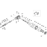 La transmission arrière / Composants