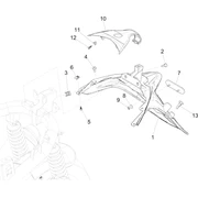 Couvercle arrière - Pare-boue