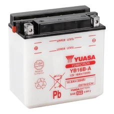 BATTERY 12V 16 Ah YB16B-A YUASA YUMICRON WITH MAINTENANCE (Lg160xWd90xH161)