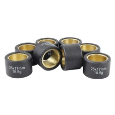 GALET/ROULEAU MAXISCOOTER MAGNETI MARELLI 25x17 18,5g (x8) POUR PIAGGIO 400-500 MP3, 500 X9 EVOLUTION/PEUGEOT 500 SATELIS/APRILIA 500 ATLANTIC/GILERA 500 NEXUS