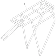 Porte-bagages arrière