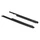 LONGERON DE REPOSE PIEDS CYCLO PILOTE POUR MBK 40/51 PLASTIQUE NOIR -SELECTION P2R- (PAIRE)