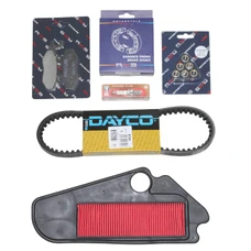 KIT/PACK ENTRETIEN SCOOT ADAPTABLE KYMCO 50 AGILITY 4T 12 POUCES 2006> -RMS