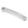LEFT CRANK ARM- 170mm- NEWTON -FORGED -ALUMINIUM- LARGE SILVER (square orientation)