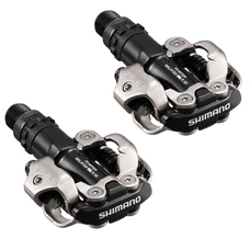 PEDALE VTT AUTOMATIQUE SHIMANO MT520 SPD NOIR AVEC CALES (PAIRE)