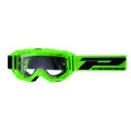 MASQUE/LUNETTES CROSS PROGRIP 3300 TR VISION GO VERT MAT ECRAN TRANSPARENT ANTI-RAYURES/ANTI U.V./ANTI-BUEE (HOMOLOGUE CE-EN-N- AC-96025 REV.2)