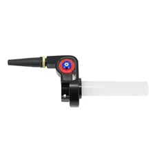 THROTTLE HANDLE FOR 50cc MOTORBIKE- Short stroke - Black/Red -P2R