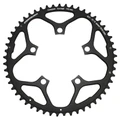 CHANRING FOR ROAD BIKE-5 arms- 53T. Ø110 -OUTER- BLACK -ALUMINIUM- STRONGLIGHT 9/10 Speed (SHIMANO TYPE)