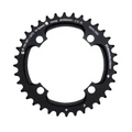 CHAINRING FOR MTB- Ø104 - 4arms-FOR DOUBLE- 36T. Ø104 2X10 OUTER BLACK STRONGLIGHT . 10 Speed SHIMANO (EXCEPT XT/XTR) NON THREADED- Thickness 5 mm