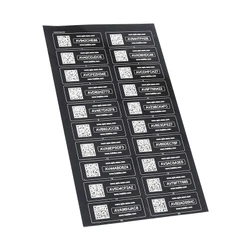 IDENTIFICATION LABEL/ANTITHEFT MARKING FOR BICYCLES - AUVRAY ICABIKE with QR CODE (COMPULSORY IN FRANCE) (SOLD PER 20)