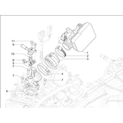 Boîtier papillon - Injecteur - Raccord d'admission