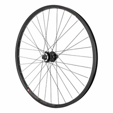 ROUE VTC / CARGO / VAE / E-BIKE / LONGTAIL DISQUE BLOCAGE 700 x 35 - 28" KARGO L MOYEU VELOX ARRIERE NOIR 6 TROUS CASSETTE 11/10/9V (RENFORCE) JANTE 25C 32 RAYONS NOIRS