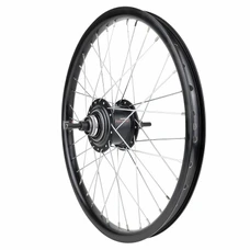 ROUE VTT / CARGO / VAE / E-BIKE / LONGTAIL 20" ER20 ARRIERE NOIR DOUBLE PAROI MOYEU NEXUS 7V FREIN CENTERLOCK 36 RAYONS INOX (J.40625)