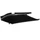 CARENAGE/COQUE AR MAXISCOOTER ADAPTABLE YAMAHA 125 XMAX 2006>2009 / MBK 125 SKYCRUISER 2006>2009 NOIR BRILLANT GAUCHE  -P2R-