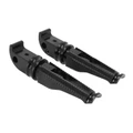 REPOSE-PIED/CALE PIED ARRIERE MOTO POUR YAMAHA 700 MT-07 ALU CNC ANODISE NOIR (PAIRE)  -AVOC-