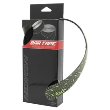 HANDLEBAR TAPE- NEWTON EBON - Black gradient green - With end caps (Thickness 2.6mm)