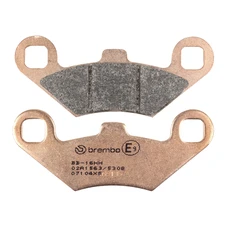 PLAQUETTE DE FREIN BREMBO POUR PEUGEOT 400 METROPOLIS 2014>2016 AV/AR (SCOOTER METAL FRITTE) -07104XS