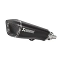 POT MAXISCOOTER AKRAPOVIC POUR PIAGGIO 500 MP3 LT, HPE 2008>2020 (SILENCIEUX SEUL BLACK) (S-PI5SO1-HRAASSBL) (HOMOLOGUE CE)