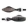 TURN SIGNAL FOR MOTORBIKE- AVOC MINI SAKA 12 LEDS ORANGE- ALUMINIUM BODY - SMOKED/BLACK (Long 73mm / H 22mm (Wd 23mm) (EEC APPROVED) (Pair)