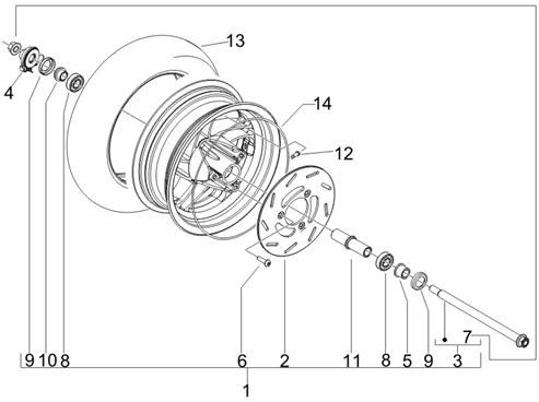 Roue avant