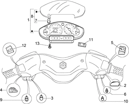 Dispositifs electriques-Compteur kilometrique