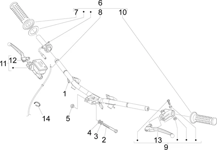 Guidon - Maître cylindre