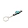 PORTE CLES KRM PRO RIDE 52x21 mm BLEU TURQUOISE (VENDU A L'UNITE)