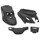 FAIRINGS/BODY PARTS REPLAY DESIGN EDITION FOR SCOOT MBK 50 BOOSTER 2004>/YAMAHA 50 BWS 2004> BLACK MAT (4 PARTS + HEADLIGHT KIT))
