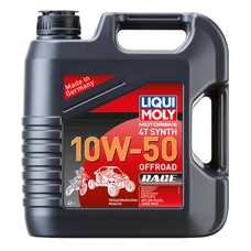 HUILE MOTEUR 4 TEMPS LIQUI MOLY MOTO OFFROAD RACE 4T 10W50 (4 L) 100% SYNTHESE