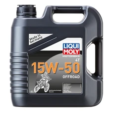 HUILE MOTEUR 4 TEMPS LIQUI MOLY MOTO OFFROAD 4T 15W50 (4 L) SYNTHETIQUE