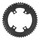 CHAINRING FOR ROAD BIKE- Ø 110 - 4 ARMS- 50T. -OUTER- TYPE SHIMANO ULTEGRA R8000/8050 BLACK CT2 STRONGLIGHT 11 SPEED-. (FOR CHAINRING 34T.)