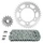 KIT CHAINE ADAPTABLE DUCATI 600 MONSTER 1993>1994  520  15x38  (DIAM COURONNE 100/124/11)  (DEMULTIPLICATION ORIGINE)  -AFAM-
