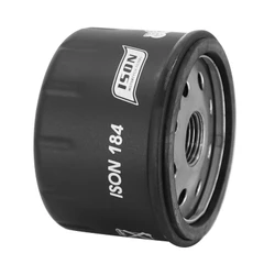 FILTRE A HUILE MAXISCOOTER ADAPTABLE PIAGGIO 500 X9, MP3, 400 MP3 / PEUGEOT 500 SATELIS / APRILIA 400-500 ATLANTIC-SCARABEO 2002> / GILERA 500 NEXUS 2003> (EQUIVALENT HF184) -ISON 184