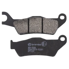 PLAQUETTE DE FREIN BREMBO POUR APRILIA 50 SR MOTARD 2018>2022 AV, 50 SXR 2021>2023 AV/PIAGGIO 50 TYPHOON 2018>2022 AV (SCOOTER CARBONE CERAMIQUE) -07120CC