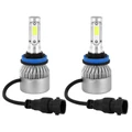 AMPOULE/LAMPE A LED H8/H11 12V CULOT PGJ19-1 8000 LUMENS 6500K AVEC VENTILATEUR DE REFOIDISSEMENT ALU (CODE/PHARE) (VENDU PAR 2 )  -SELECTION P2R-
