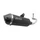 CARENAGE/TABLIER AV SCOOT ADAPTABLE MBK 50 STUNT/YAMAHA 50 SLIDER NOIR BRILLANT (PARTIE OTIQUE)  -P2R-
