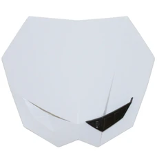PLAQUE NUMERO/TETE DE FOURCHE 50 A BOITE UNIVERSEL REPLAY RIVALE BLANC SANS ECLAIRAGE (AVEC FIXATIONS)