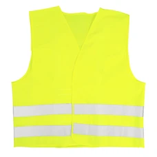 GILET DE SECURITE ADULTE JAUNE REFLECHISSANT RFLECT FERMETURE VELCRO XL