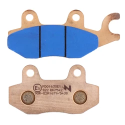 PLAQUETTE DE FREIN NEWFREN POUR KAWASAKI Z125 2019> AV/AR, 650 KLR 2008>2018 AR / HONDA 125 CB F 2015> AV / SUZUKI 125 UH BURGMAN 2015> AV (FD0163SE) (ELITE METAL FRITTE)