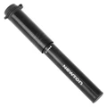 POMPE MINI ROUTE NEWTON ALU NOIR 8 BARS L185mm AVEC RACORD FLEXIBLE RETRACTABLE VP/VS FIXATION PORTE BIDON 103g