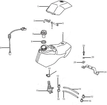 Réservoir carburant