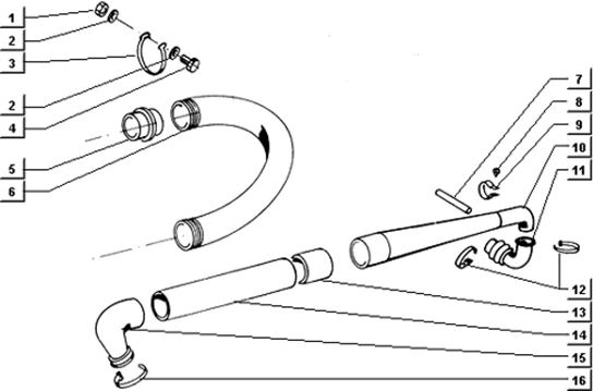 Canalisation aspiration air