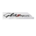 NAME PLATE "GTS SUPER" ON REAR RIGHT SIDE "PIAGGIO GENUINE PART" 125-300 VESPA GTS  -2H001664-