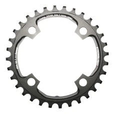 CHAINRING FOR MTB-FOR SINGLE- 32T. Ø94 BLACK -ALUMINIUM- 7075 STRONGLIGHT -4 ARMS- for SRAM X01 11 Speed- Thickness 5 mm