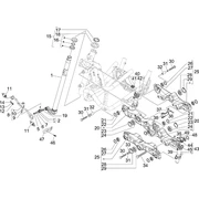 Fourche/tube direction - Ensemble butée dir.