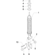 Suspension arrière - Amortisseur/s
